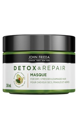 JOHN FRIEDA Detox & Repair Haarmasker - 250 ml - Voor beschadigd en droog haar