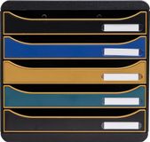 Exacompta Ladenbox Big Box Plus 5 laden Neo Deco - Geassorteerd