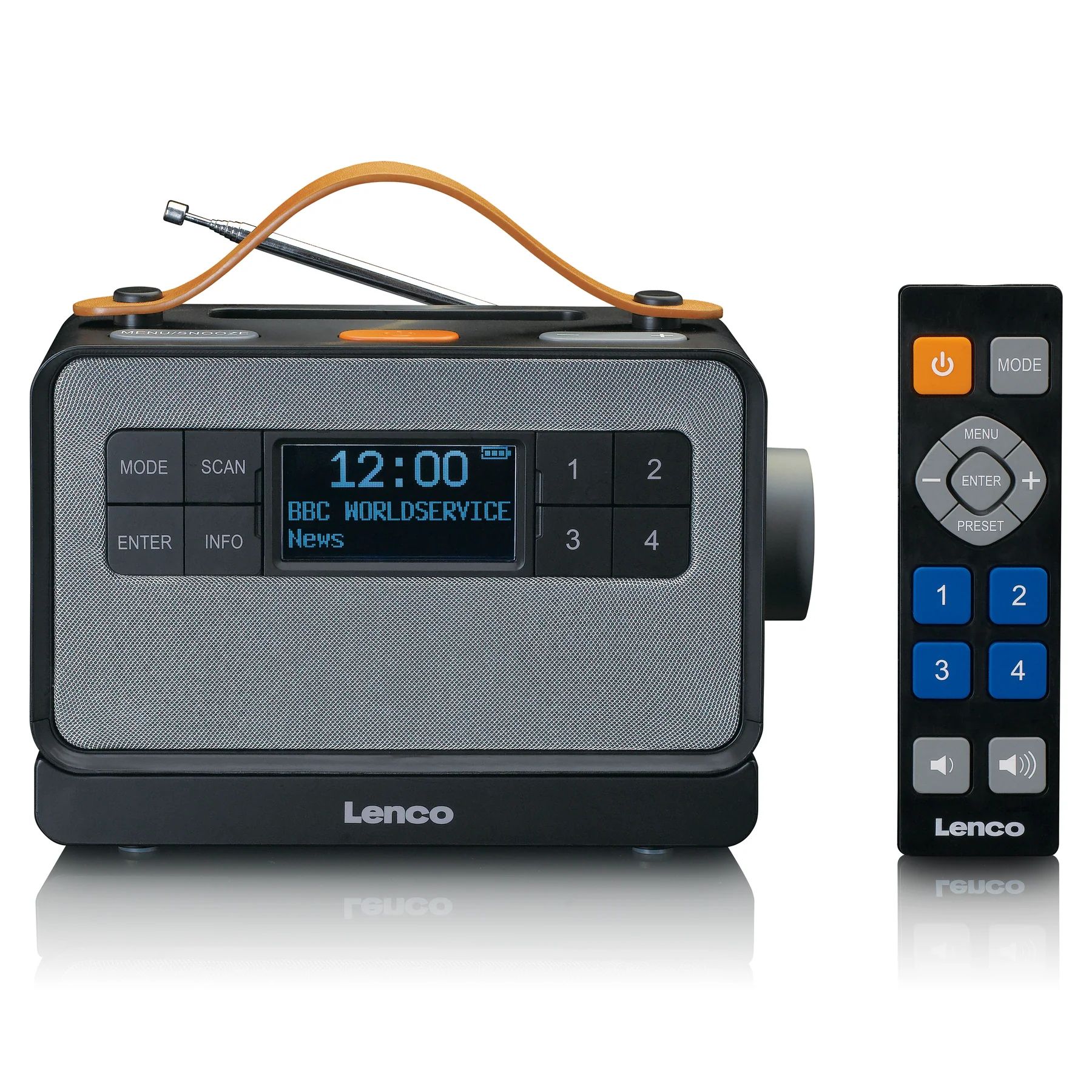 Lenco PDR-065BK Draagbare DAB+ Radio - Bluetooth - Zwart