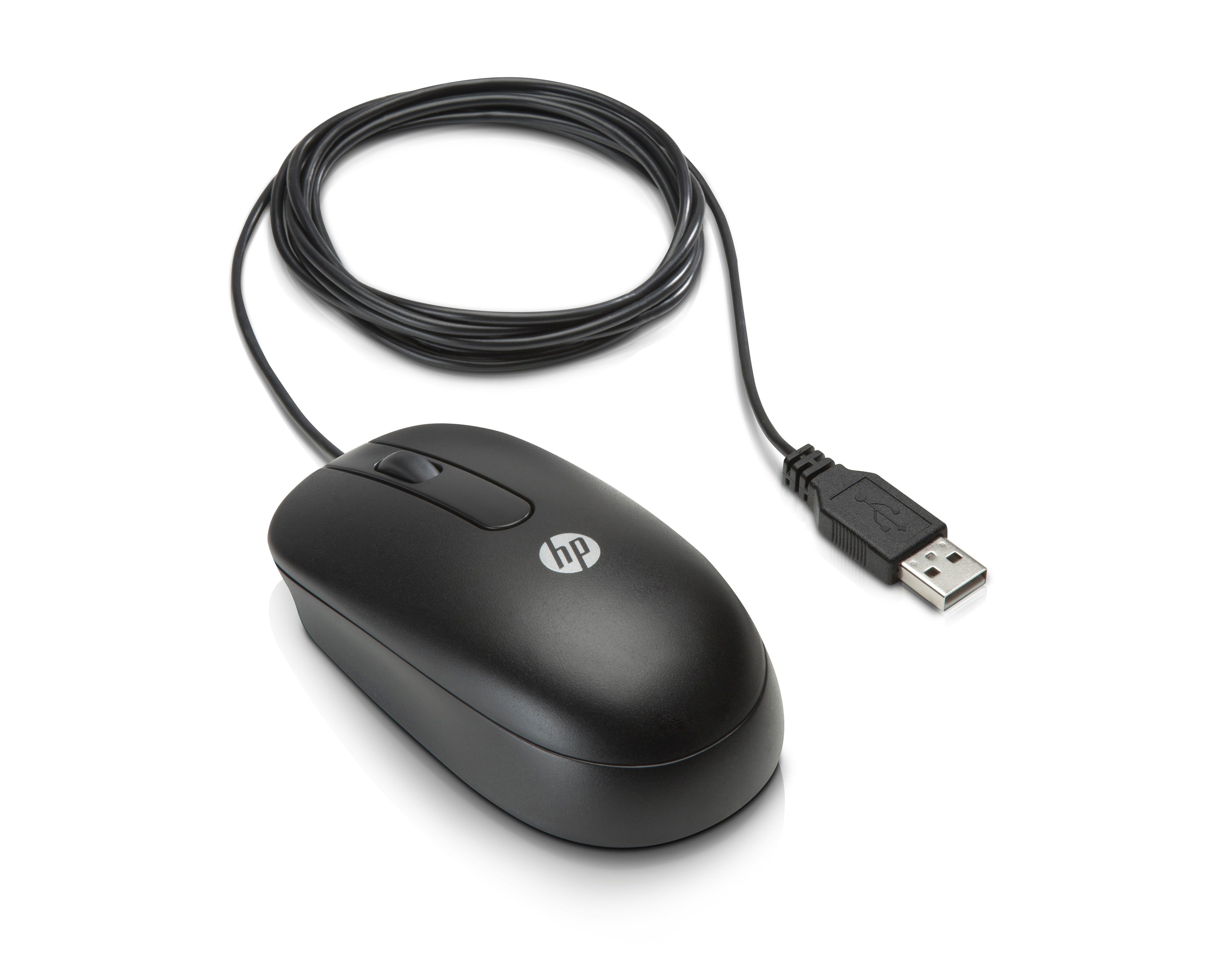 HP USB lasermuis - Zwart - 3 knoppen