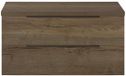 BES LED Seville Badmeubelset 100 cm - Wastafelblad Tabacco Edge Greep