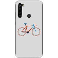 1001 coques Xiaomi Redmi Note 8 Bedrukt siliconen hoesje Bike color hipster