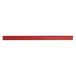 Donau universele klemrails, 10 stuks, klemrail DIN A4, 8 mm, voor ca. 80 vellen, klemlijst voor zichtwerende strepen, bevestigingsclips, pvc, kunststof, rood
