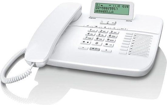 Gigaset DA710 - Telefoon met snoer met nummerherkenning - wit