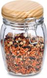 Zeller Weckpotten/inmaakpotten - 820 ml - glas - met beugelsluiting - D11 x H16 cm