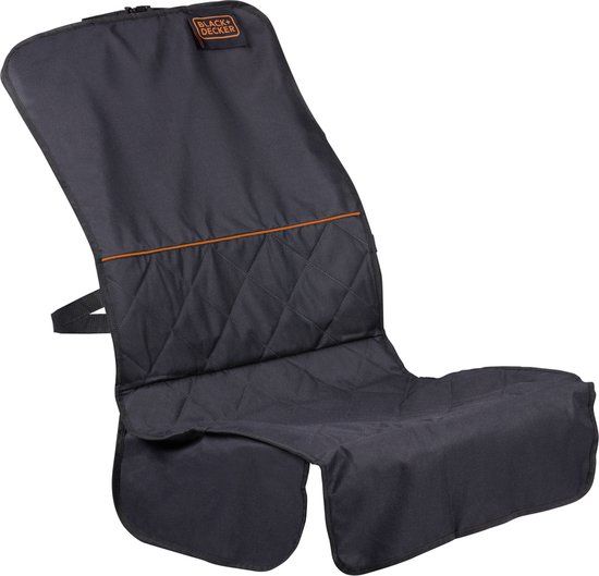 BLACK+DECKER Autostoelhoes - Universele Fitting - Antislip Bodem - Waterafstotend - Zwart