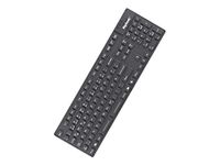 KeySonic KSK-8030 IN (US) Industrieel siliconen toetsenbord eronomisch waterdicht antimicrobisch resistent, zwart 28078