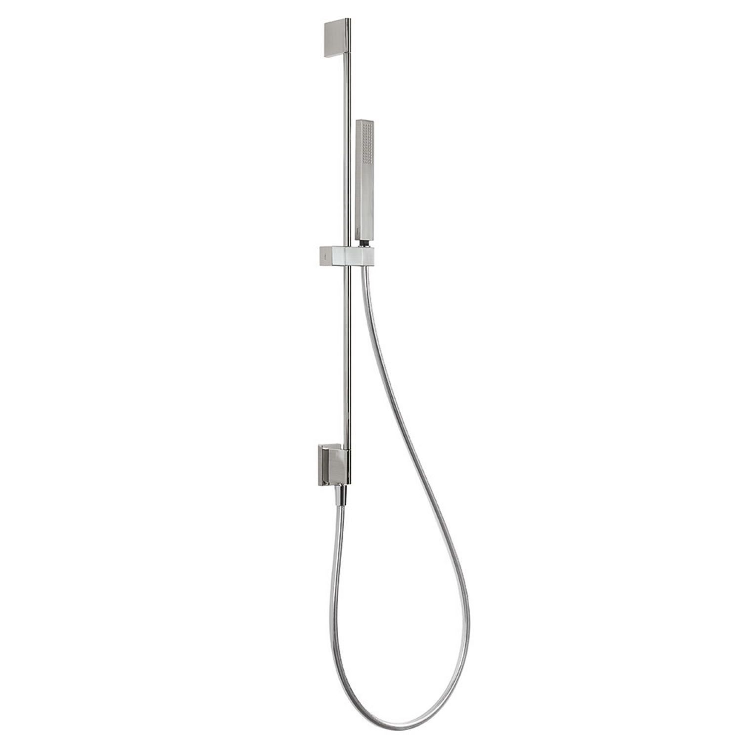 Tres Glijstangset tres 76 cm met waterinlaat staal - 8429546478401