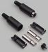 Mini BKL Electronic 0204005 Miniatuur-DIN-connector Stekker, recht Aantal polen: 7 Zwart 1 stuk(s)