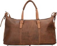 Harold's Leren Reistas Antic Travelbag Nature Bruine