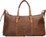 Harold's Leren Reistas Antic Travelbag Nature Bruine