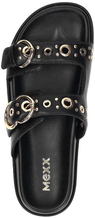 Mexx Toma Slippers - Dames - Zwart - Maat 37