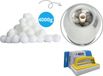 Bestway Flowclear Polysphere Filterbollen - 4000 gram & WAYS borstel