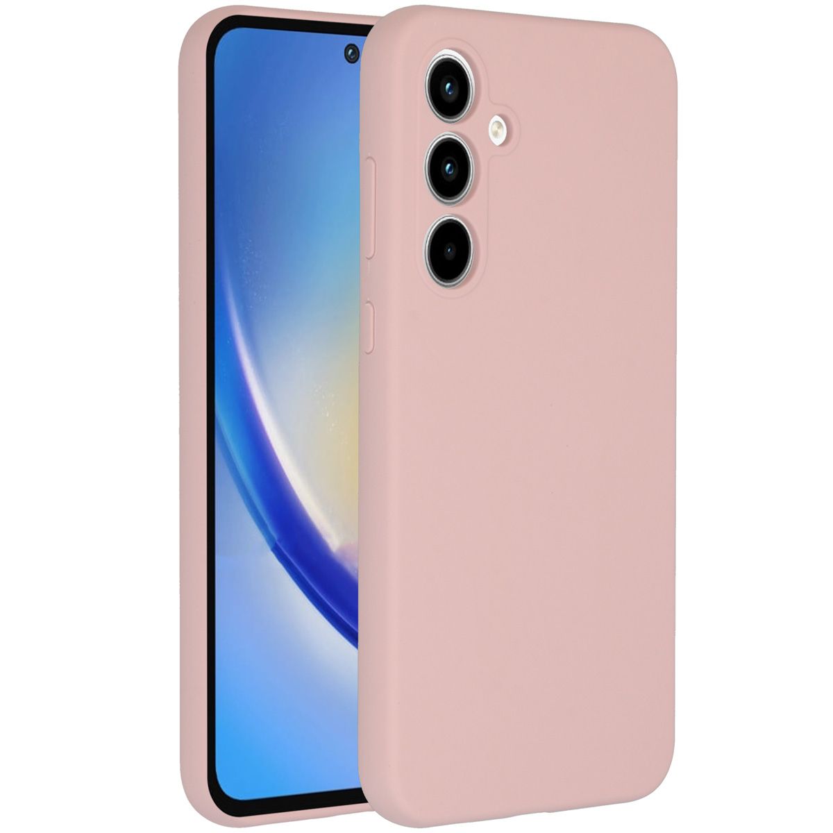 Accezz Liquid Silicone Backcover - Samsung Galaxy A35 - Roze