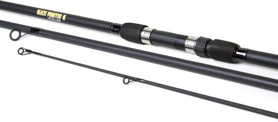 Eurocatch Black Phantom II Karperhengel 12ft 2.50lb - 3 delig - Zwart