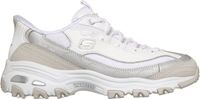 Skechers D LITES-SMOOTH NOSTALGIA Femme Mocassins - Blanc / Argent
