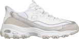 Skechers D LITES-SMOOTH NOSTALGIA Femme Mocassins - Blanc / Argent
