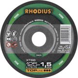 Rhodius XT 66 204624 Doorslijpschijf recht 125 mm 22.23 mm 1 stuk(s)