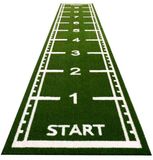 ForzaFit Sprinttrack kunstgras - Indoor/Outdoor - 10 x 2 meter - Groen - 17 mm