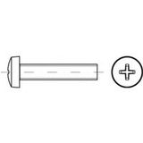 TOOLCRAFT TO-5431302 Vis à tête cylindrique M5 12 mm Cruciforme Phillips 1000 pièce(s)