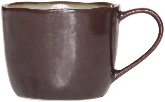 Cosy & Trendy Koffiekopjes Plato Mat - Wit - Porselein - 190 ml - 4 Stuks