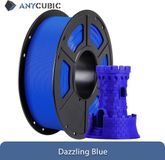 PLA-filament - Filament pour imprimante 3D - Diamètre 1,75 mm - Bobine de 3 kg - Convient pour FDM/FFF - Magnifique bleu