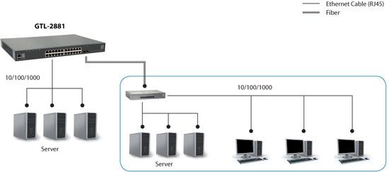 LevelOne GTL-2881 netwerk-switch Managed L3 Gigabit Ethernet (10/100/1000) Grijs
