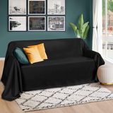 Beautissu Romantica Bedsprei 210x280cm in Suède-Look