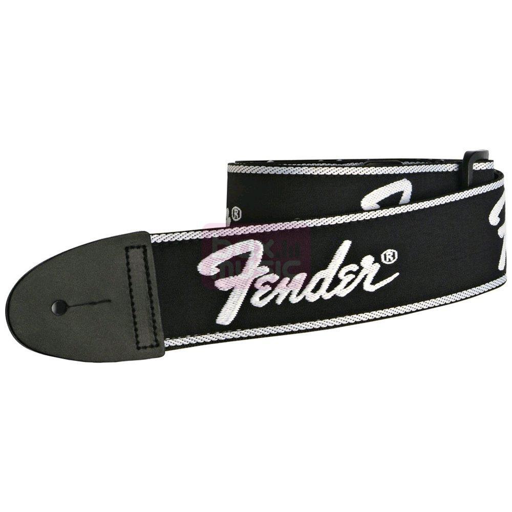 Fender Running Logo gitaarband zwart