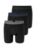 Schiesser 3PACK Long-Shorts - 95/5 Multipacks - Onderbroek Heren zwart