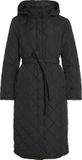 Vila VIKANTE QUILTED L/S COAT - NOOS Dames Gewatteerde Jas Zwart Maat 42