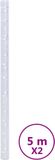 vidaXL Raamfolies 2 st mat bamboepatroon PVC