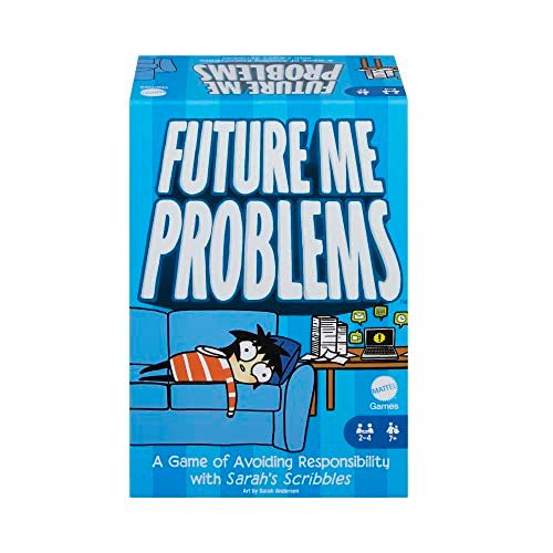 Mattel Games HPH10 - Future Me Probleemkaartspel, Sarah's Scribbles-spel, gezelschapsspel vanaf 7 jaar