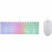 The G-Lab COMBO-HYDRO-W FR - Gaming Toetsenbord en Muis Set - AZERTY - Wit