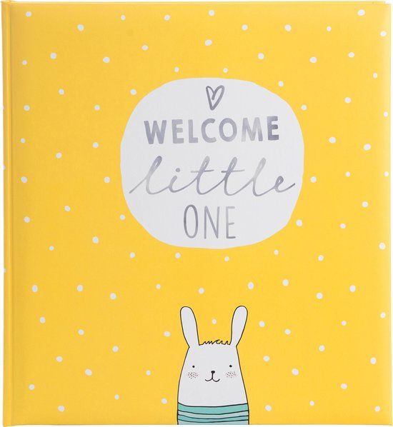 GOLDBUCH Welcome little one Baby album - 30x31cm - geel