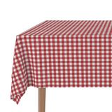 Martina Home Vichy tafelkleed, TEFLON, geconfectioneerd, rood, 260 x 140 cm