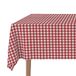 Martina Home Vichy tafelkleed, TEFLON, geconfectioneerd, rood, 260 x 140 cm