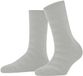 FALKE Sparkle Stripes eenkleurig wol sokken dames grijs - maat 39-42
