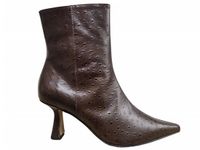 Angel Alarcon 26603 458C Ave Testa Enkellaarzen Bruin Leer Dames - Bruin - 42
