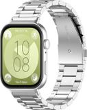 Strap-it Stalen schakel band - Zilver - Geschikt voor Huawei Watch Fit 3 / 4 / 4 Pro / 5 / 5 Pro
