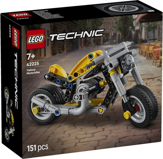 LEGO Technic Gele Motor - Bouwset voor Kinderen vanaf 7 Jaar - 42225