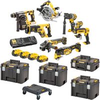 DeWALT DCK853P4T Accu combiset Brushless 8-delig 18V XR in TSTAK