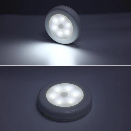 GT commerce Automatische Led verlichting met bewegingssensor. Voor in kast, trap, hal, slaapkamer etc. Zilver