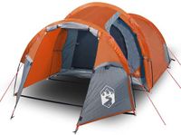 vidaXL Tunneltent 3-persoons waterdicht oranje