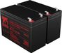 T6 Power Reservebatterij voor APC RBC142, VRLA, 12V