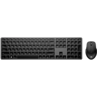 HP 975 Dual-Mode Draadloos Toetsenbord Zwart QWERTY + HP 430 Multi-Device Draadloze Muis