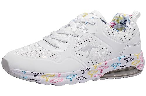 KangaROOS Unisex K-air Ora Multi Sneakers - White/Multi - EU 41