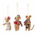 Bloomingville Peo Ornament, Laine, Marron, Set de 3