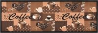 vidaXL Tapis de cuisine lavable Coffee 60x180 cm marron