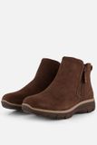Skechers Korte Laars 168188 CHOC Easy Going Urban Zip Chocolate Donkerbruin